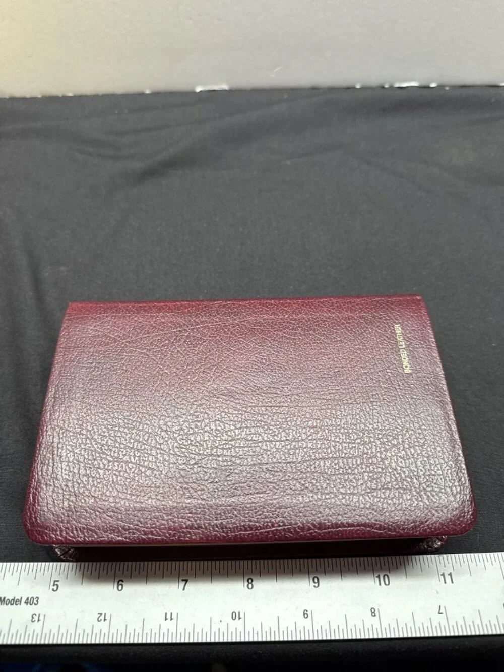 Holy Bible Burgundy Bonded Leather  - Personal size